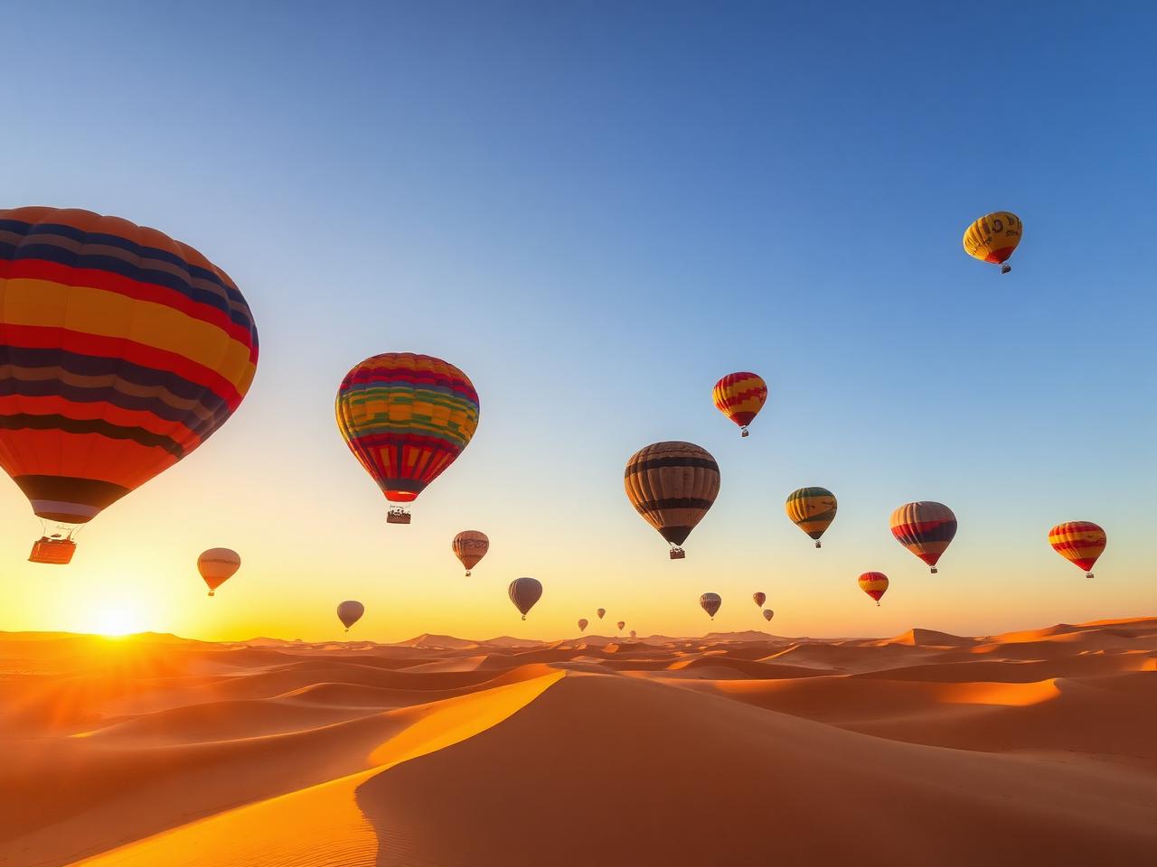 Sunrise Hot Air Balloon